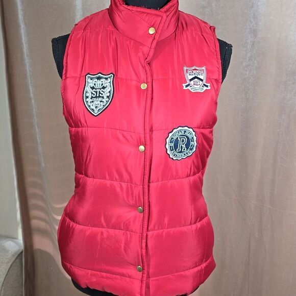 Red Puffer Vest - Picture 11 of 11